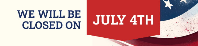  We will be closed on July 4th | Service Street - Marietta 
